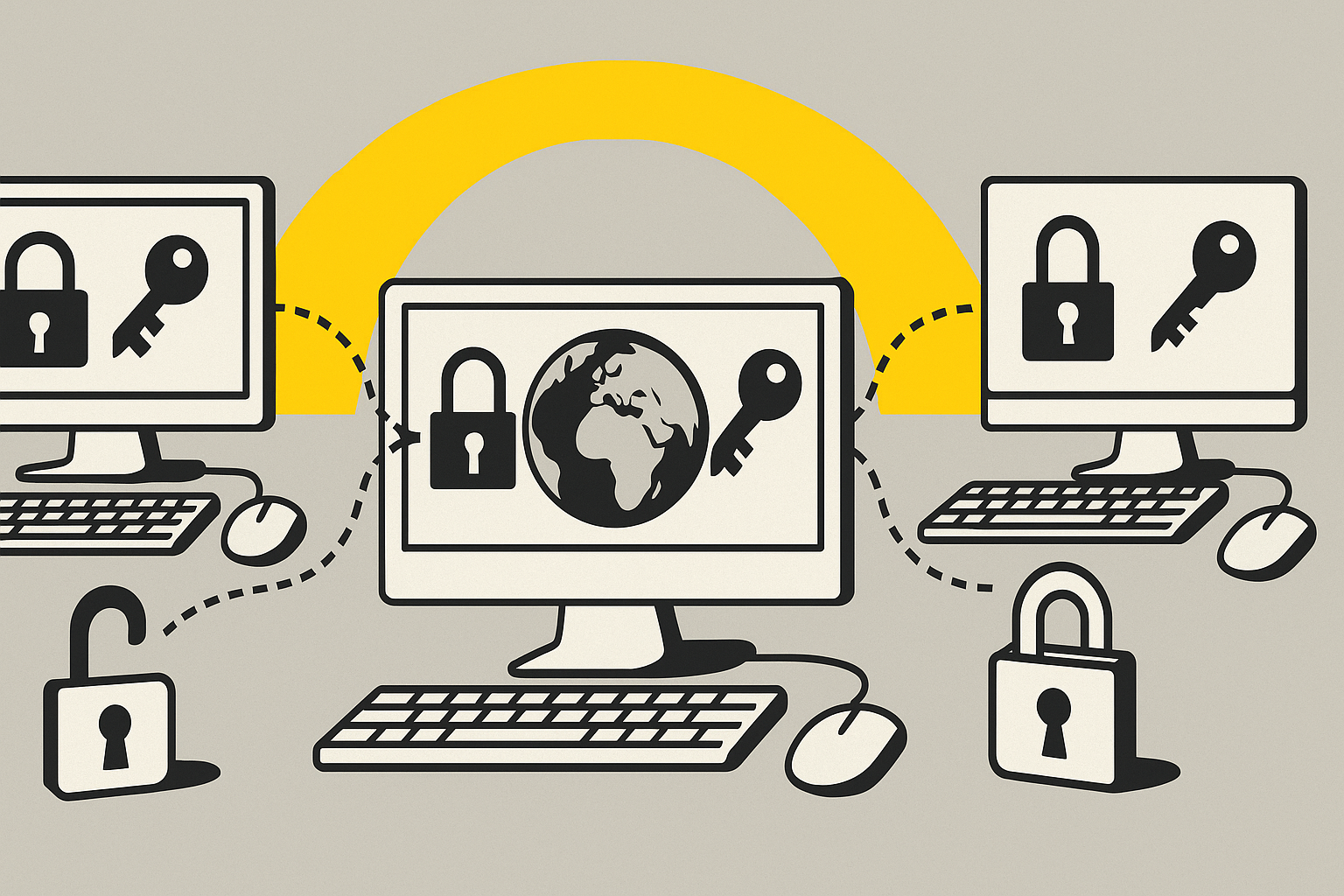 Sc1 – SSH Key Exchange zwischen zwei Servern zum passwortlosen Anmelden